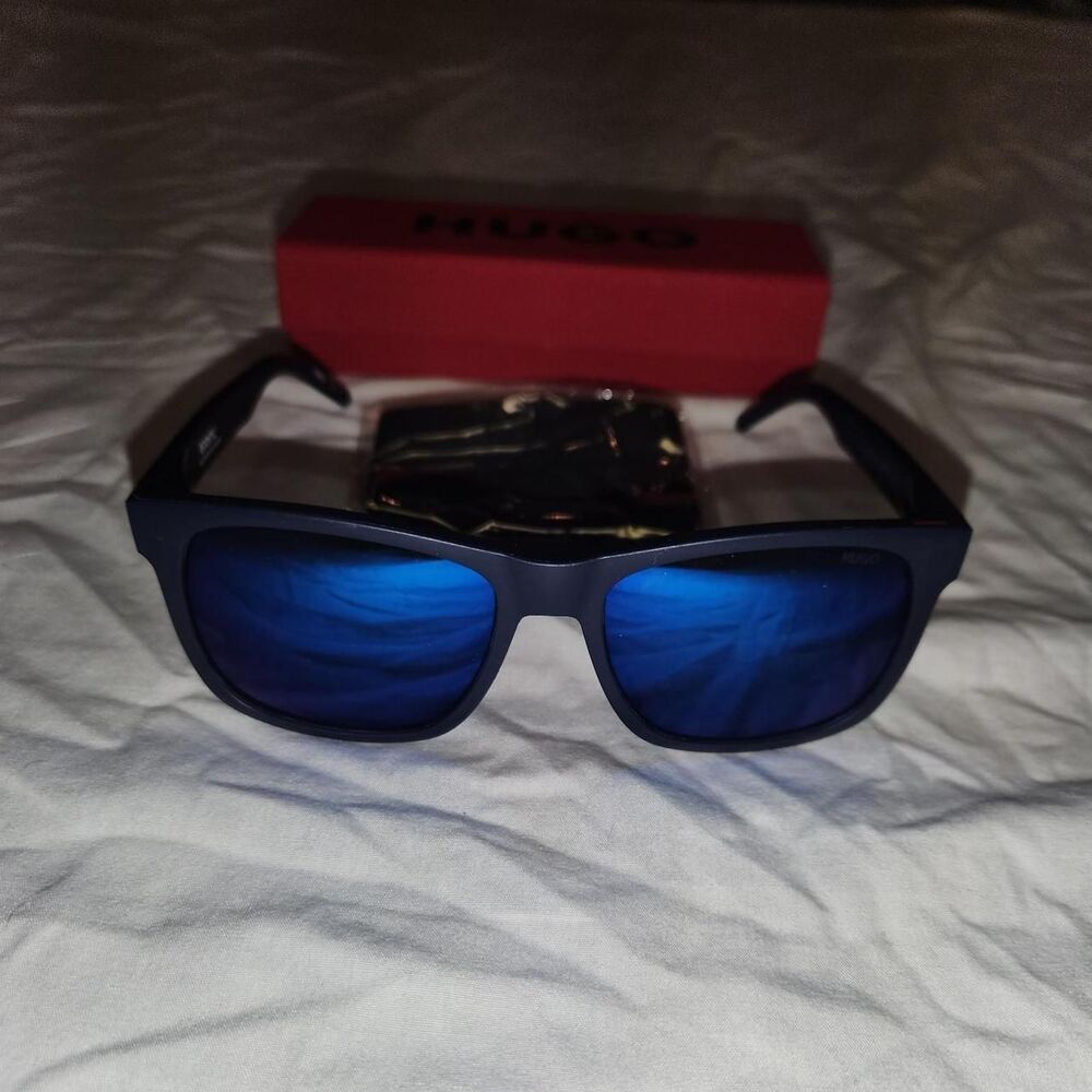Hugo-boss Men's Blue Sunglasses